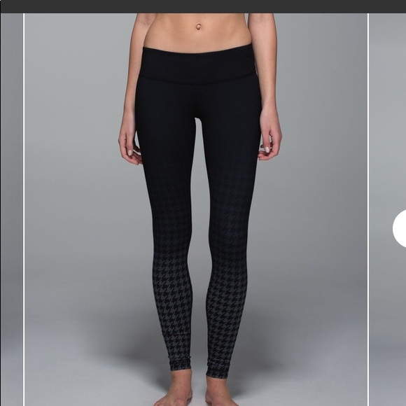 Lululemon Wunder Under Ombre Houndstooth leggings - Picture 1 of 7